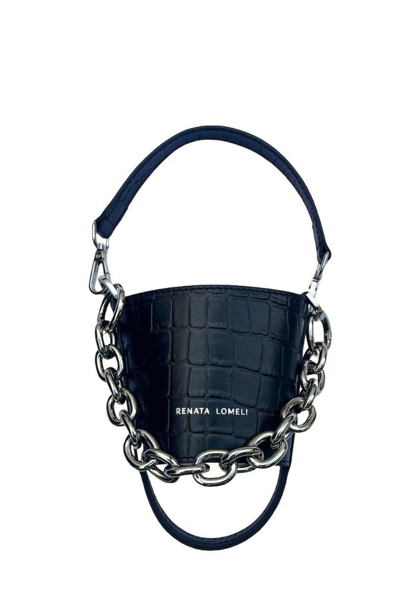 Mali negro cadena plateada