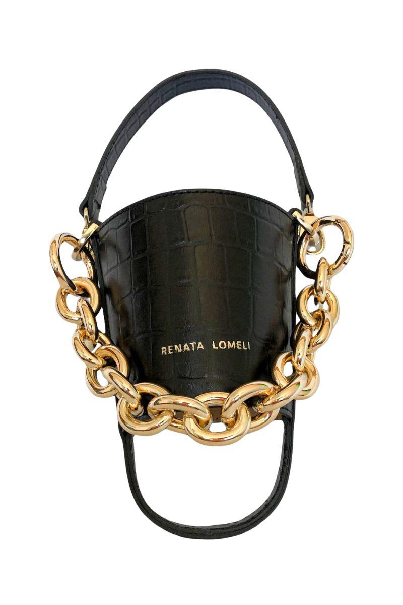 Mali negro cadena dorada