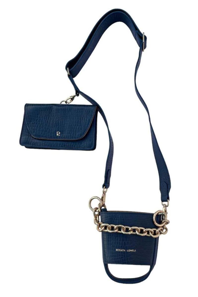 Bottle bag azul marino- adjustable