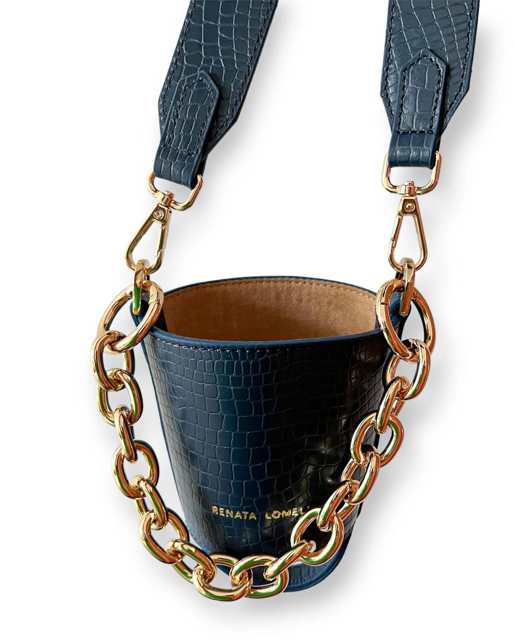 Bottle bag azul marino- ajustable