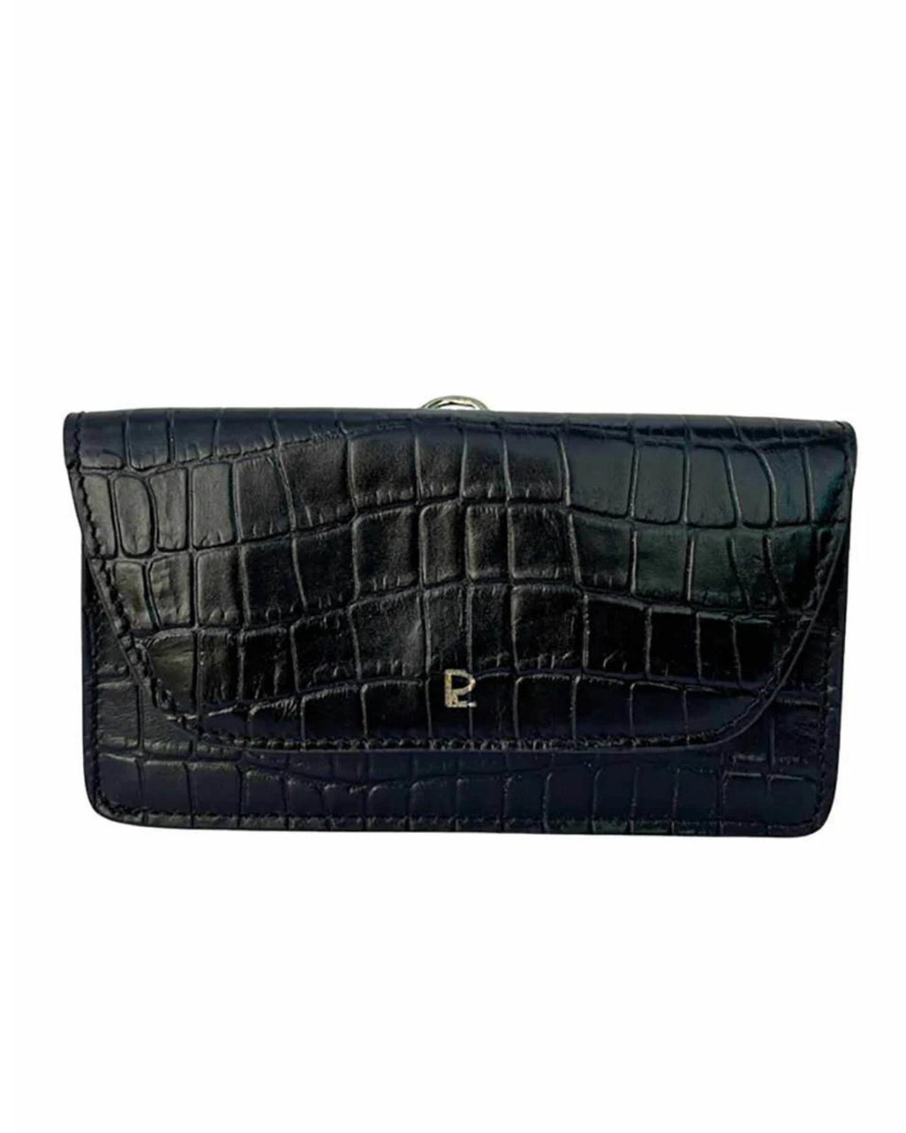 Bottle bag negra cadena oro