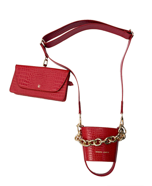 Bottle bag roja