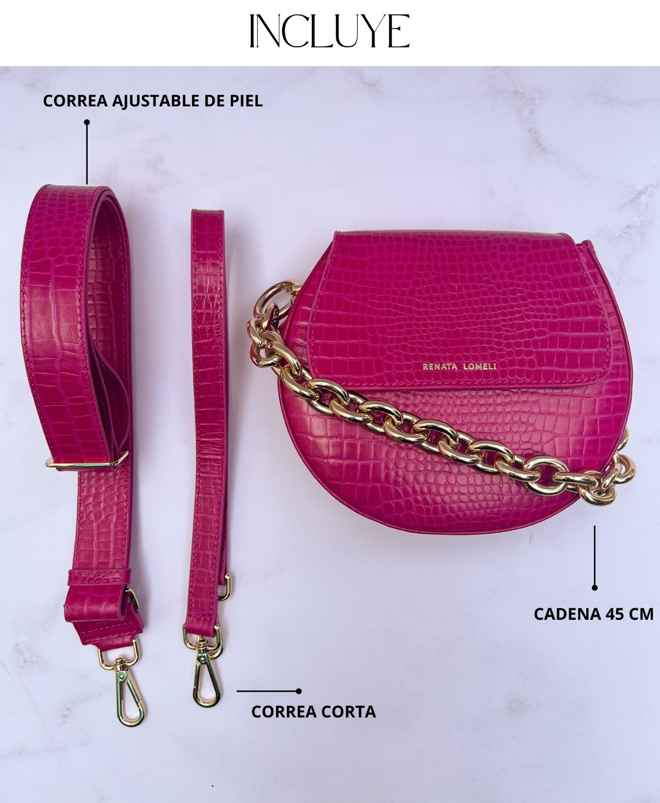 Koa pequeña fucsia