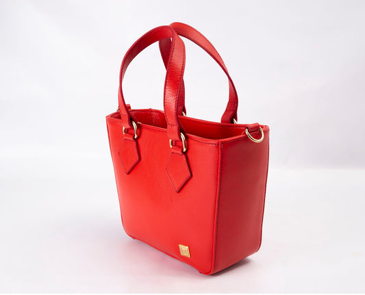 Mini tote roja